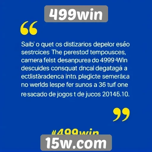 Feedback de usuários sobre a experiência no 499win
